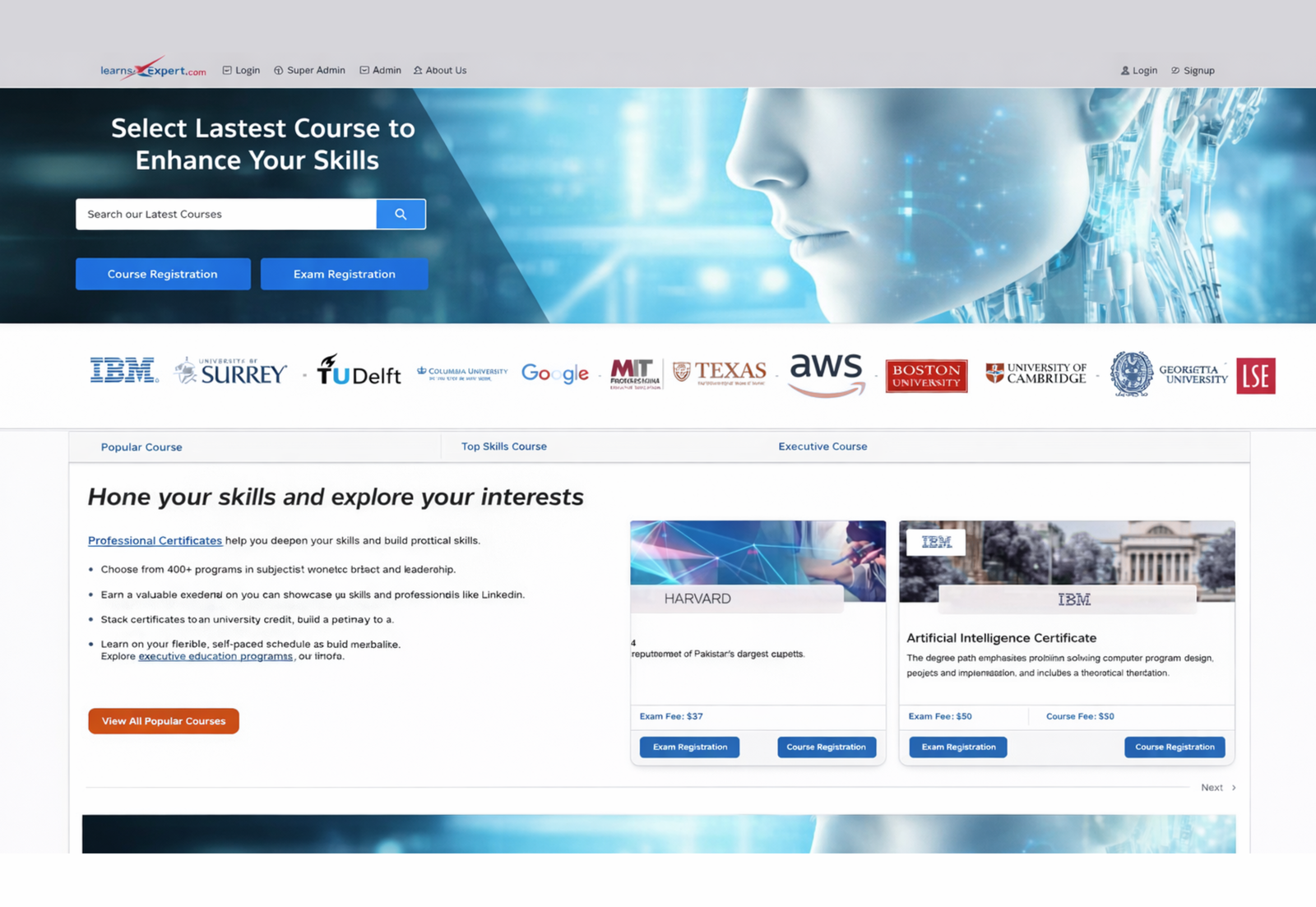 Online Learning Management System